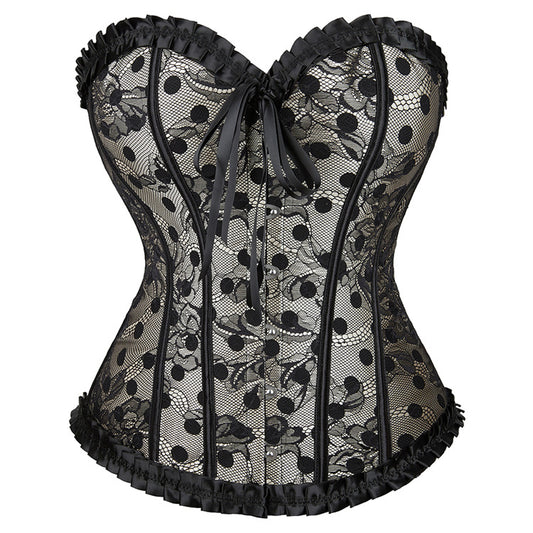 Ladies New Polka Dot Court Body Corset