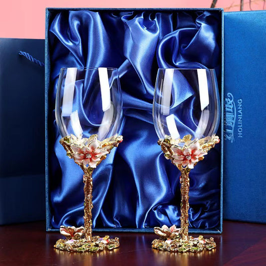 Light Luxury Red Wine Crystal Glass Goblet