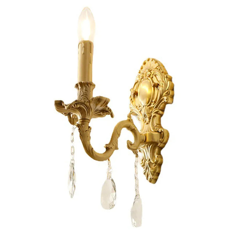 Applique Murale, lampe Bougie Rétro – Élégance Américaine et Éclairage Français pour Intérieurs Luxueux
