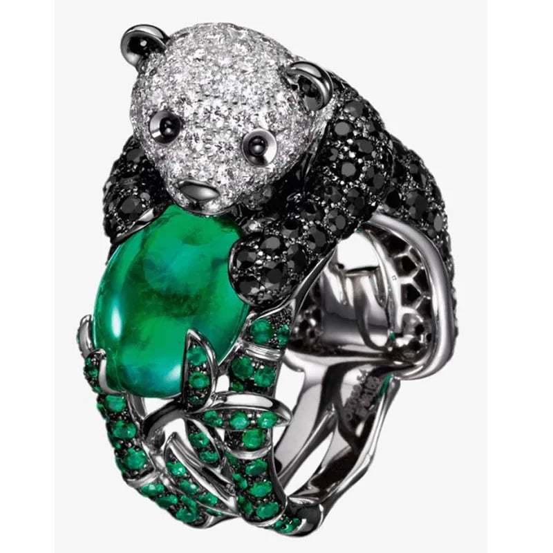Bagues Araignée Uniques pour Femmes avec Cristaux CZ Brillants et Pierres Animales – Accessoires Cadeaux Raffinés