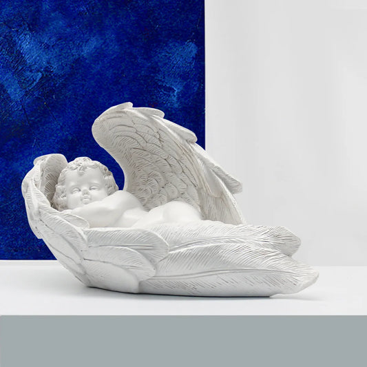 Figurine d'ange-Statue d'ange endormi de Style européen pour la décoration de la maison