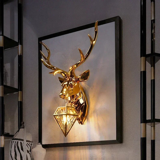 Lampe murale nordique moderne en bois de cerf pour chambre à coucher, lampe de table à manger, appliques de décoration de cuisine, luminaires Ludeviation, appareil ménager