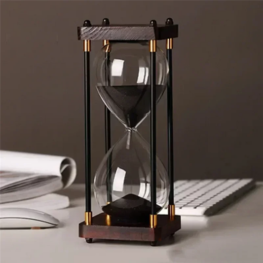 YWDZ- sablier rétro de luxe 30 minutes- sablier élégant pour le bureau, l'étude et la décoration de la maison, parfait comme cadeau de décompression
