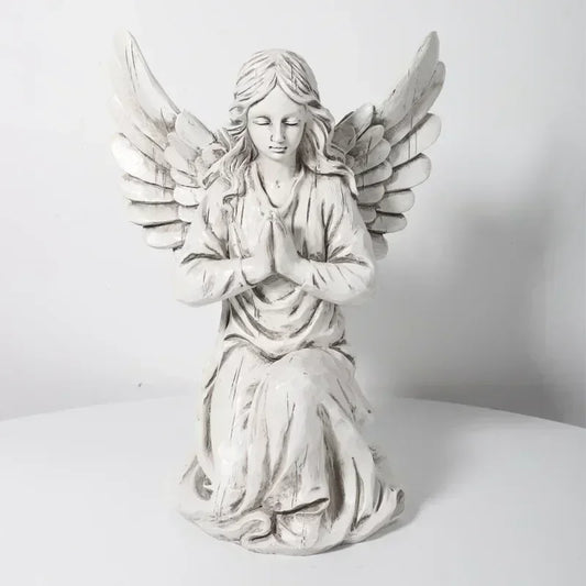 Statues d'anges européennes en résine, décoration d'ange, Figurine d'extérieur, maison, bureau, jardin, cadeaux