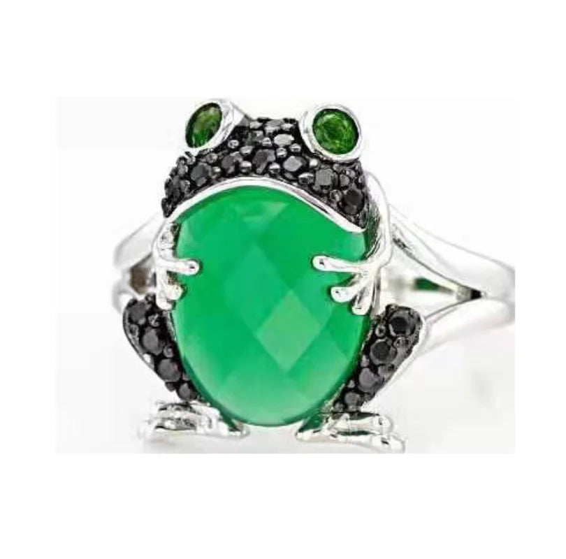 Bague Milangirl en Zircon Vert – Élégance et Raffinement pour Femme, Cadeau Idéal d'Anniversaire