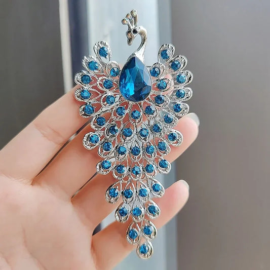 Femmes mode strass paon broche phénix vêtements accessoires broches