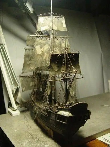 Black Pearl-Analyste de modèles de soleil en bois, version ultime, Shicheng, 1:96, 413mm