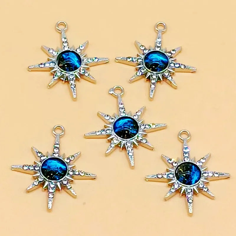 10 pièces cristal planète étoile breloques pendentifs pour colliers Bracelets boucles d'oreilles à la main bricolage artisanat fabrication de bijoux résultats