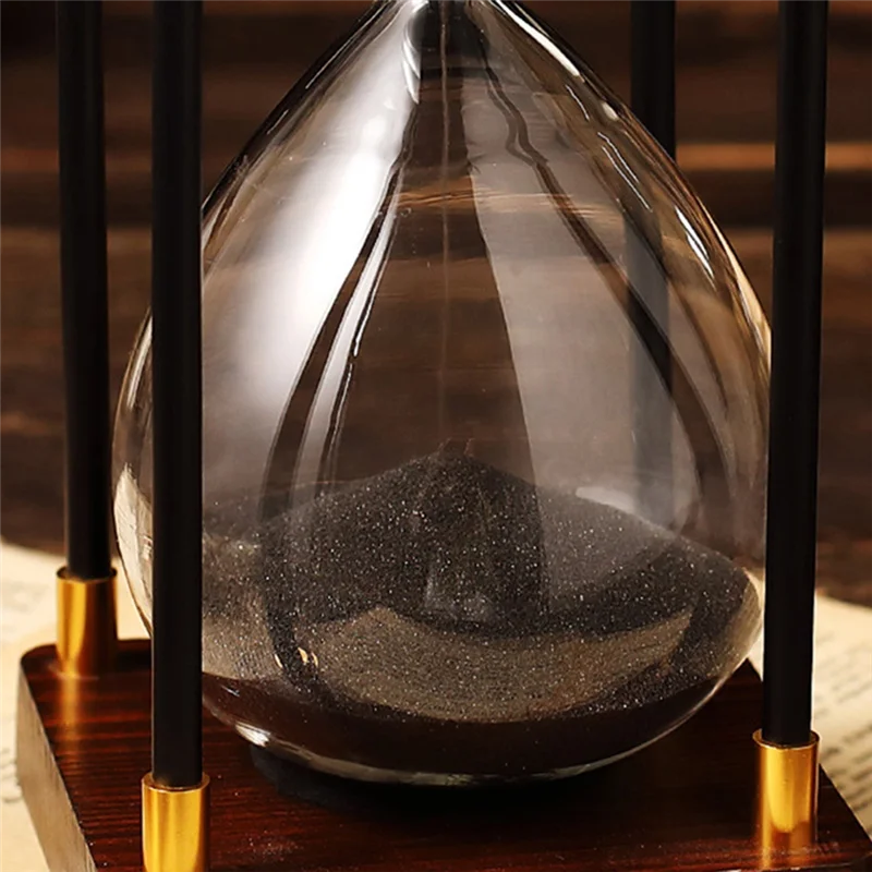 YWDZ- sablier rétro de luxe 30 minutes- sablier élégant pour le bureau, l'étude et la décoration de la maison, parfait comme cadeau de décompression