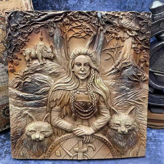 Moule en Silicone pour Statue Nordique, Outil de Décoration Murale Intérieure pour Savon Artisanal, DIY