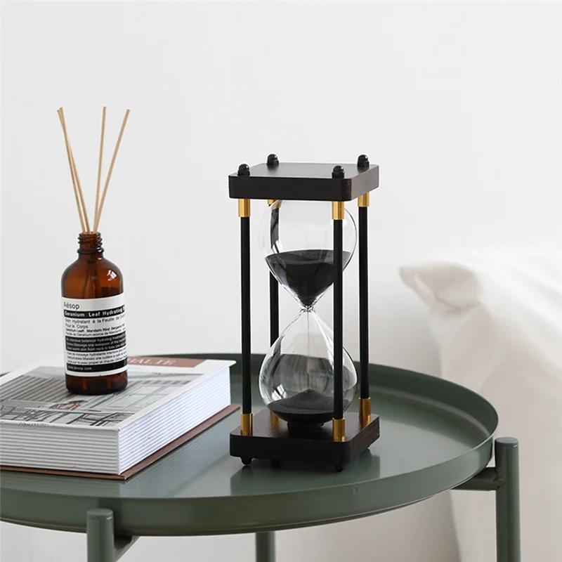 YWDZ- sablier rétro de luxe 30 minutes- sablier élégant pour le bureau, l'étude et la décoration de la maison, parfait comme cadeau de décompression