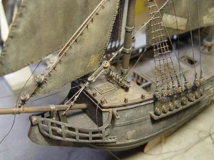 Black Pearl-Analyste de modèles de soleil en bois, version ultime, Shicheng, 1:96, 413mm