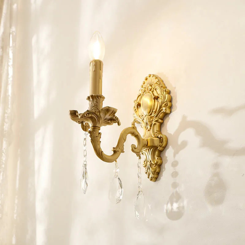 Applique Murale, lampe Bougie Rétro – Élégance Américaine et Éclairage Français pour Intérieurs Luxueux
