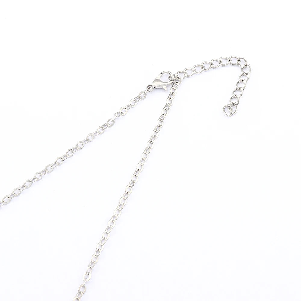 JOLagenlook-Collier avec pendentif à barre rectangulaire turquoise, bohème occidental, cowgirl, longueur réglable, bijoux longs, tour de cou à maillons, 20"