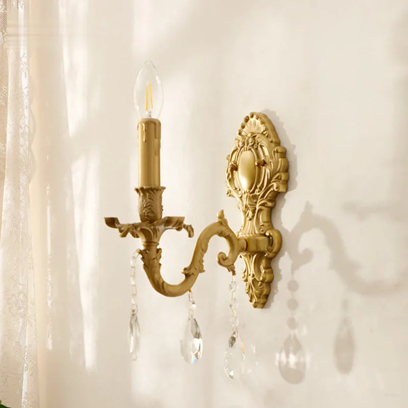 Applique Murale, lampe Bougie Rétro – Élégance Américaine et Éclairage Français pour Intérieurs Luxueux