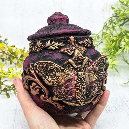 Bouteille de sorcière, pot de Potion de lune céleste, Sculpture gothique de sorcellerie, bouteille décorative Vintage, ornements en résine, cadeaux d'anniversaire