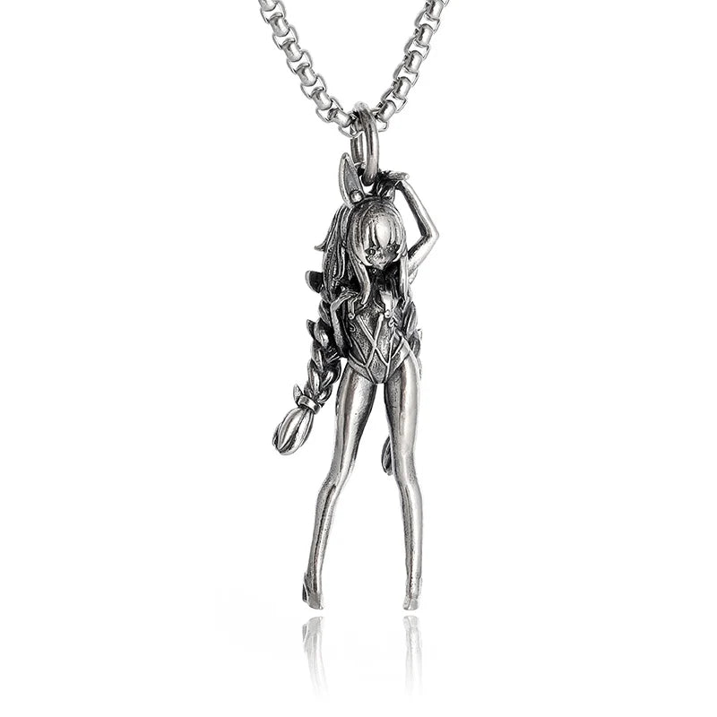Collier ange gardien couleur or pendentif ailes d'ange Style rétro pendentif bijoux en gros