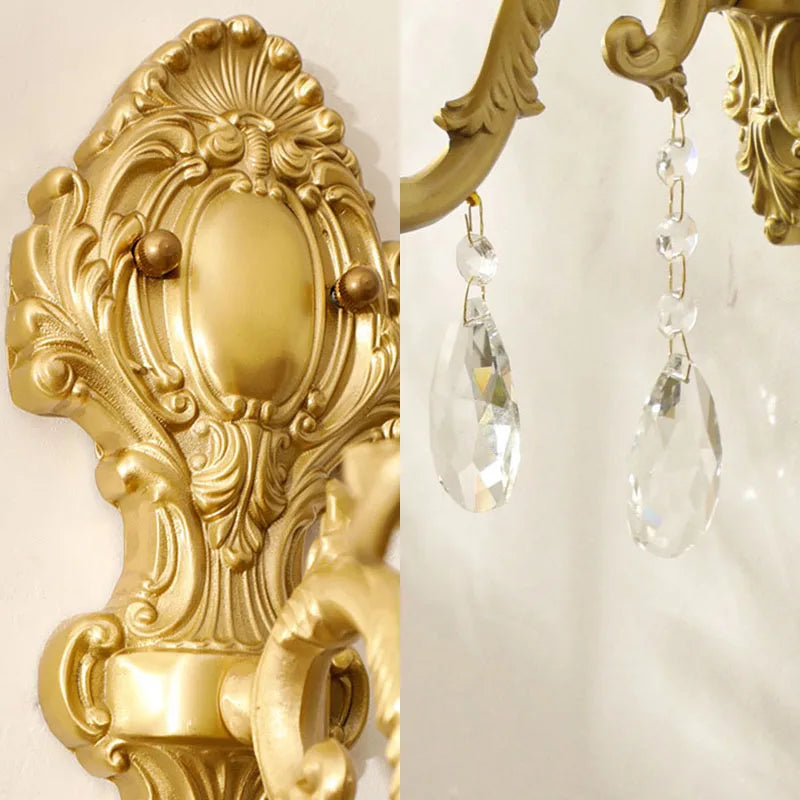 Applique Murale, lampe Bougie Rétro – Élégance Américaine et Éclairage Français pour Intérieurs Luxueux