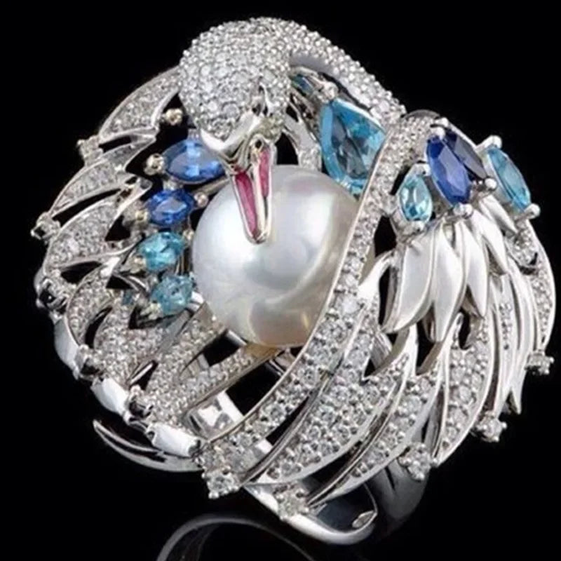 Bagues Araignée Uniques pour Femmes avec Cristaux CZ Brillants et Pierres Animales – Accessoires Cadeaux Raffinés