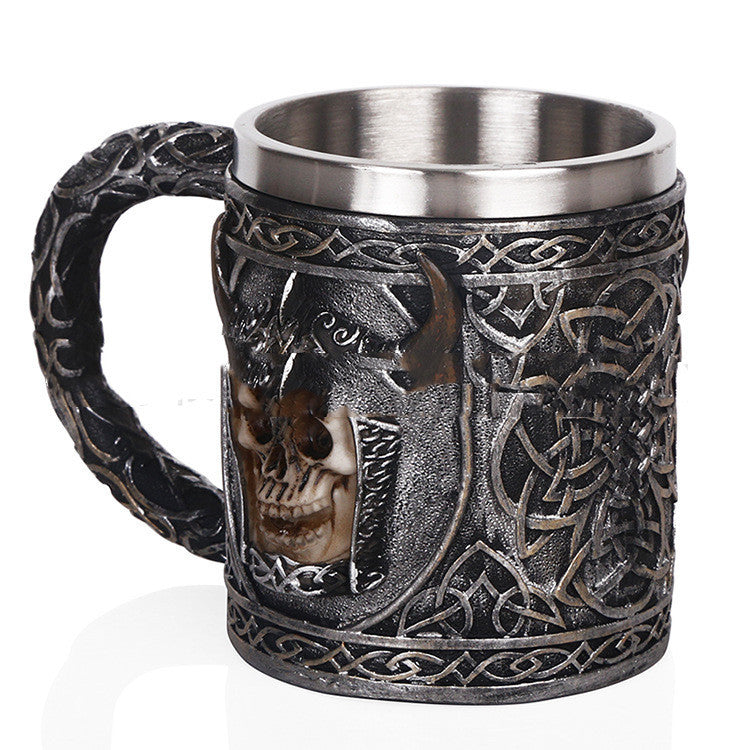 Tasse en résine, en acier inoxydable