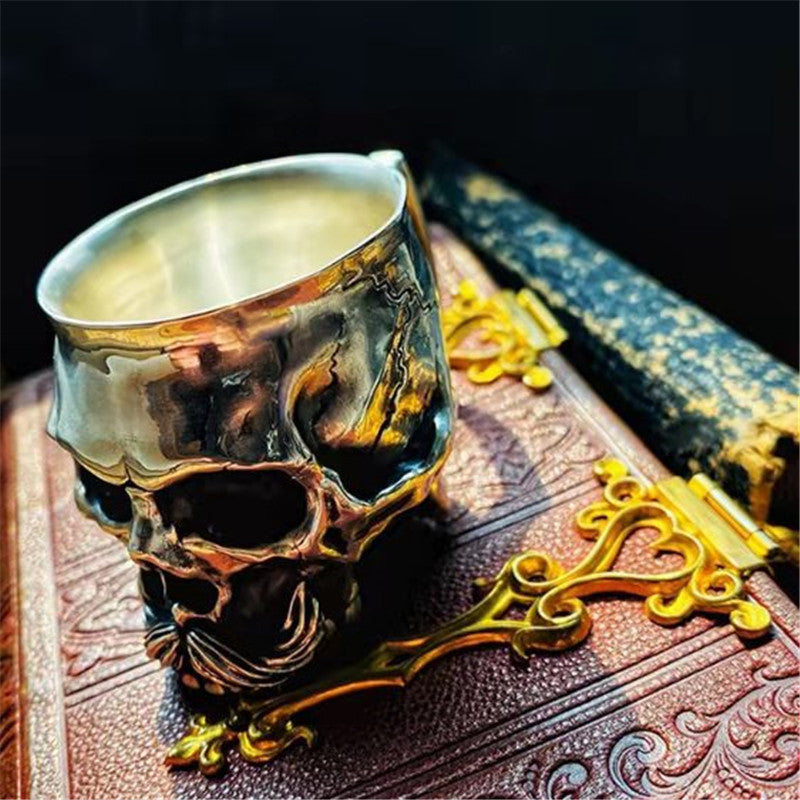 Creative Gothique Alliage Sculpté Boisson Tasse