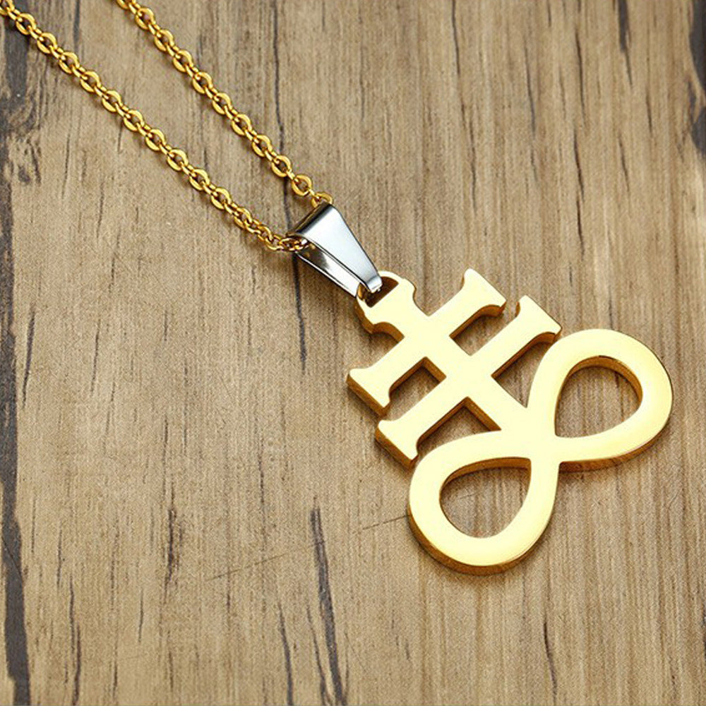 Cross Pendant Necklace Titanium Steel Jewelry
