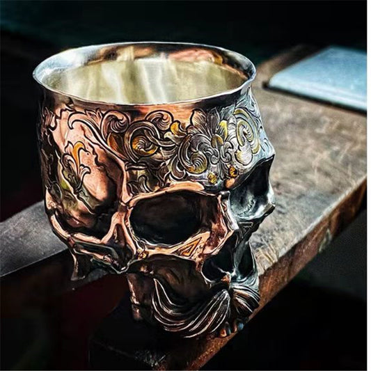 Creative Gothique Alliage Sculpté Boisson Tasse