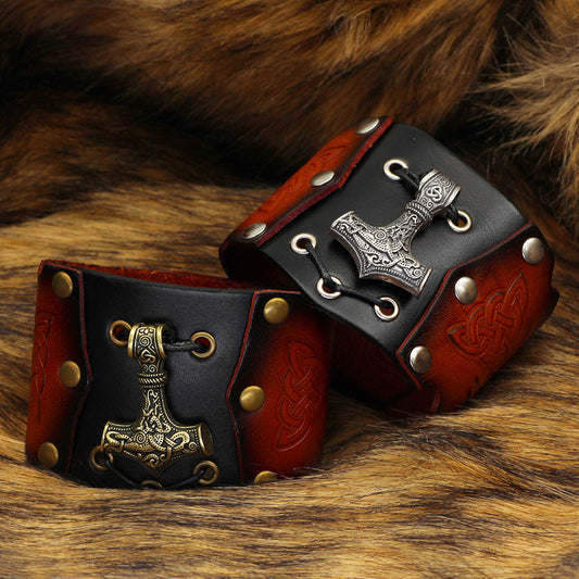 Bracelet en cuir de vachette,