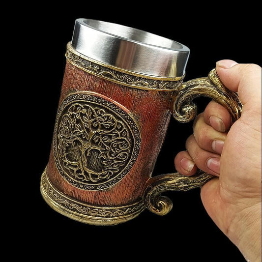 Fashion Personality World Tree Beer Steins Mug