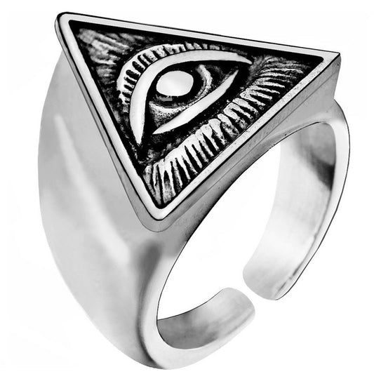 God's Eye Ring Men's Personality Punk Adjustable Ring
