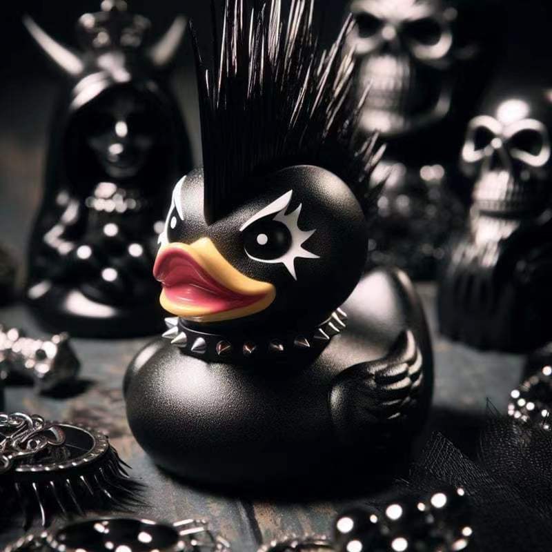 Satan Punk Duck Death Rock Gothic Girl