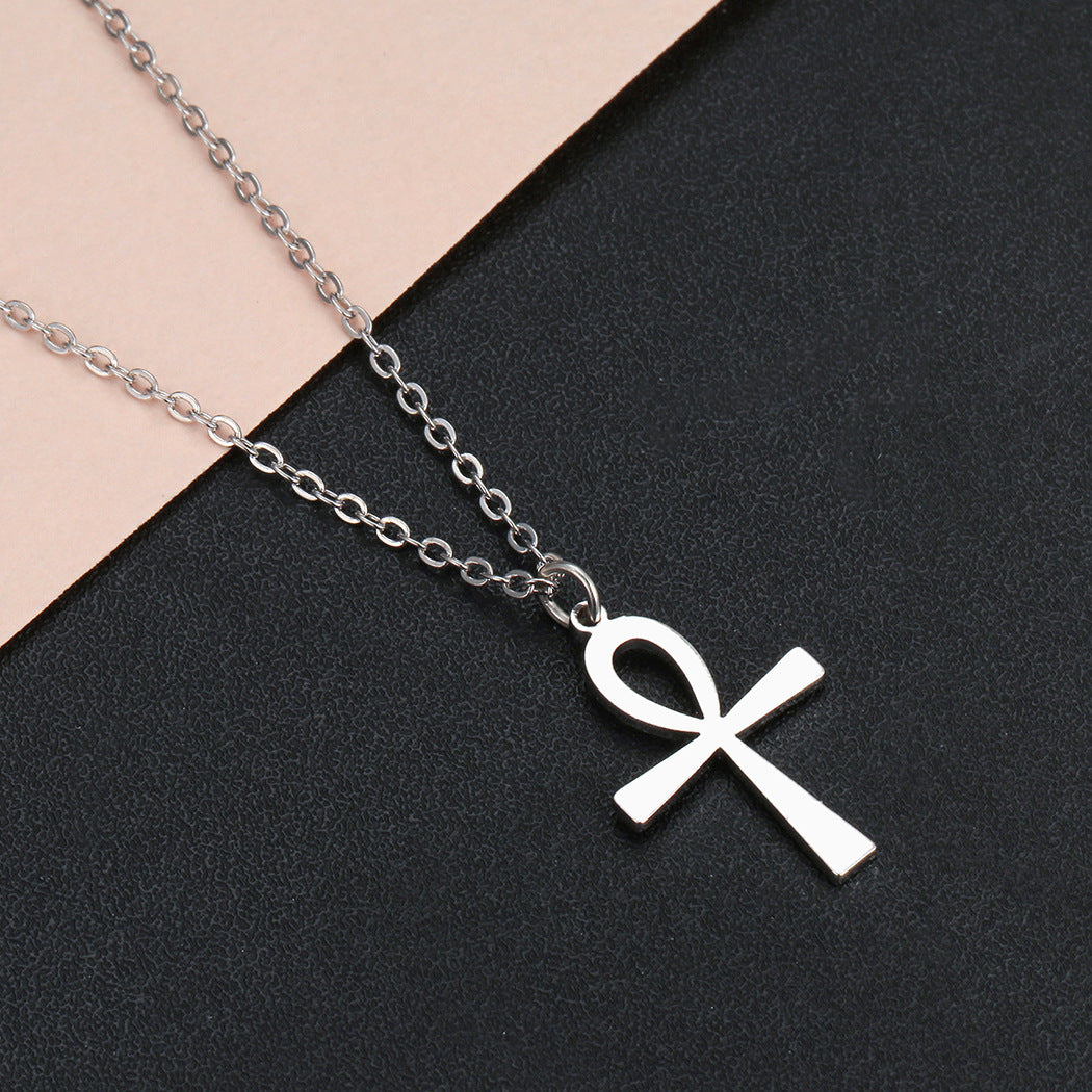 Cross Pendant Necklace Jewelry Couple Gift