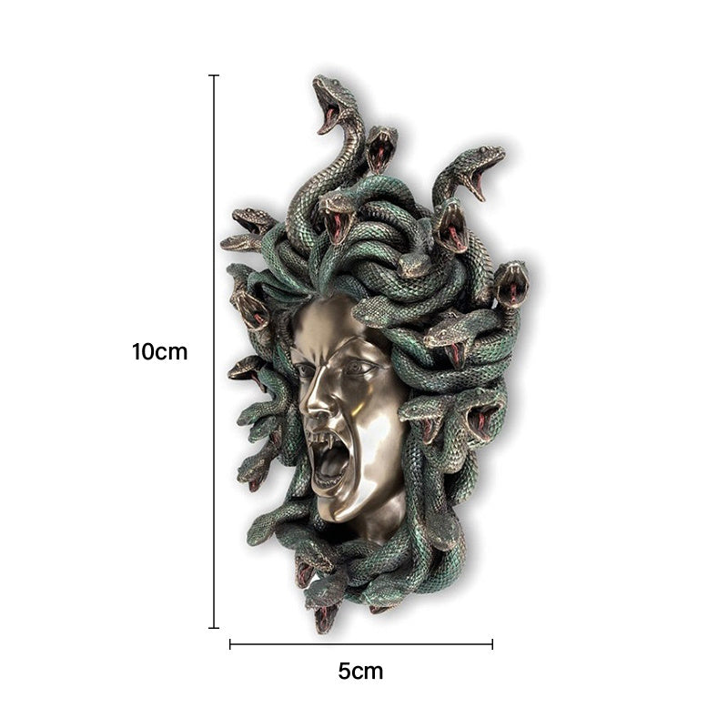 Medusa Mur Statue Mythologie Grecque Statue