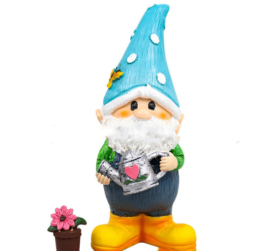 Decorative Lawn Statue And Flowerpot