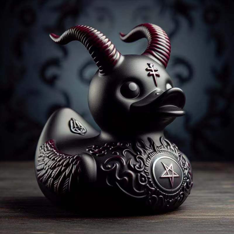 Satan Punk Duck Death Rock Gothic Girl