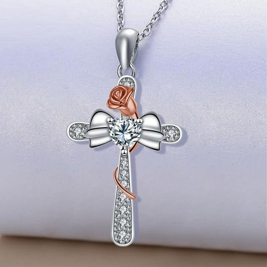 Redeemed Rose Jewelry Necklace Female Gift