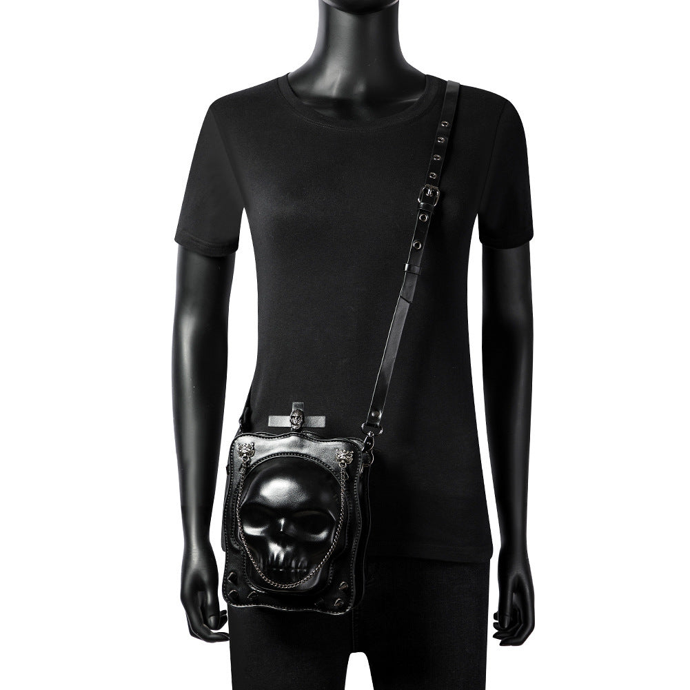 Sac à bandoulière style gothique foncé, sac à bandoulière | sac à bandoulière carré | sac de personnalité | sac à bandoulière | pour femmes