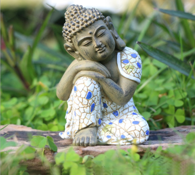 Fashionable Sleeping Buddha Decoration Garden Statue Crafts