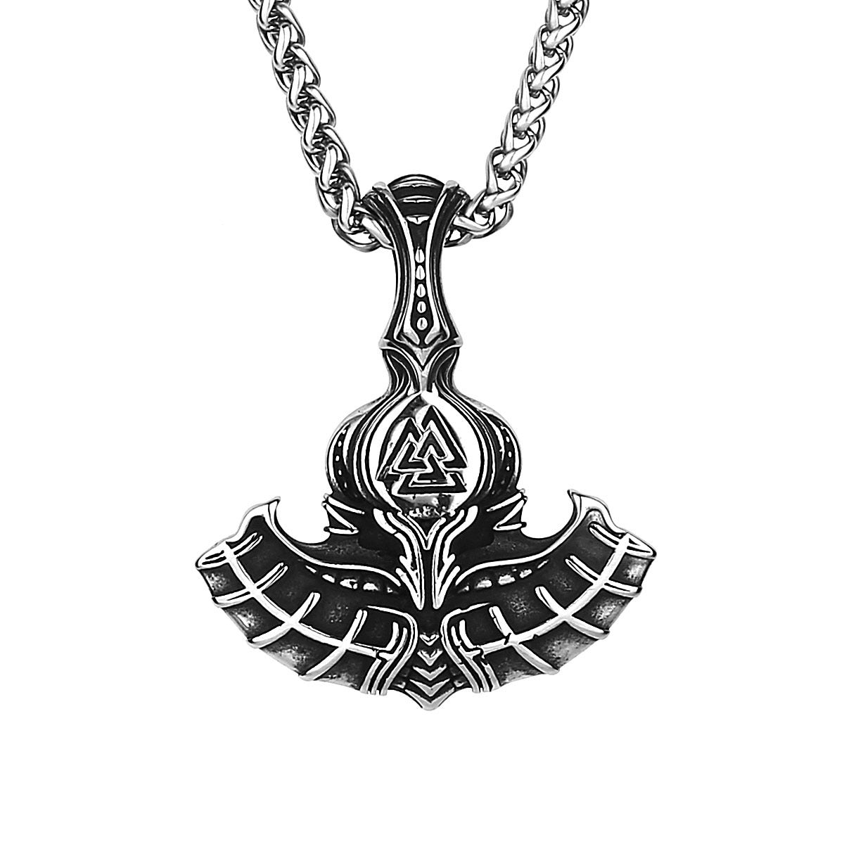 Vintage Viking Anchor Rune Titanium Steel Pendant