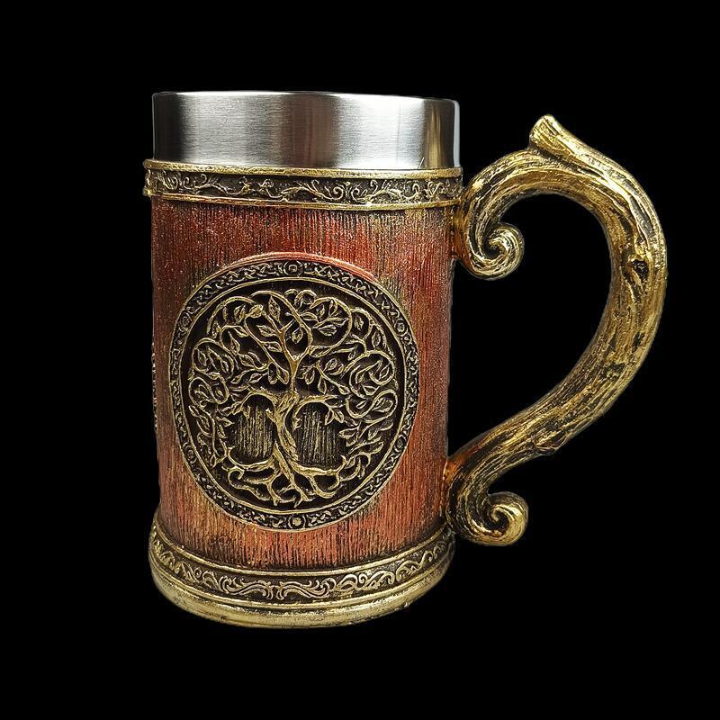 Fashion Personality World Tree Beer Steins Mug
