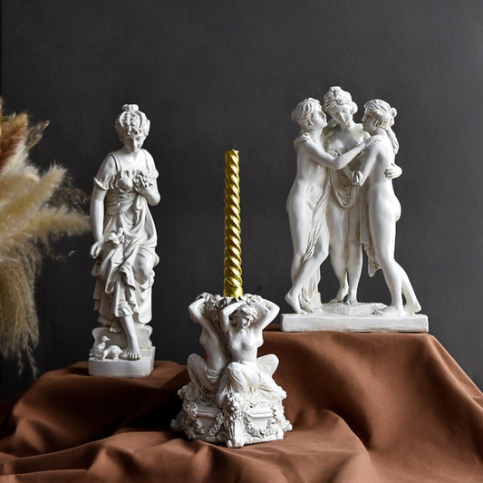 Nordic Mythology Character Three Goddess Artwork Sculptured Ornaments