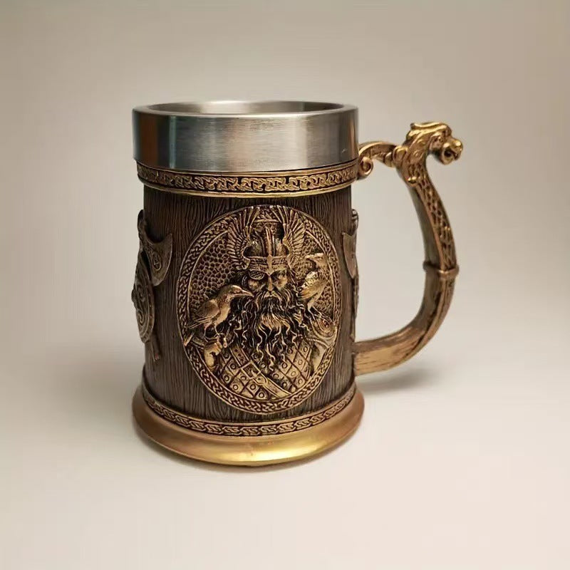 Creative Large Stainless Steel Mug Cup