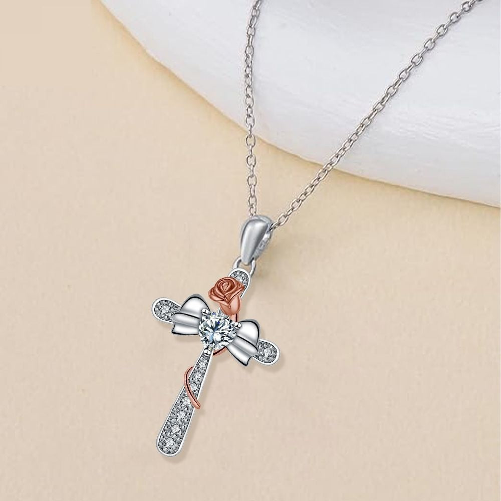 Redeemed Rose Jewelry Necklace Female Gift