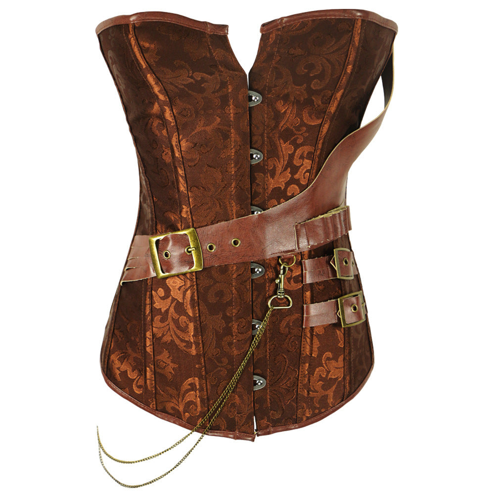 European And American Steampunk Retro Corset