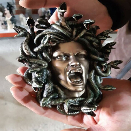 Medusa Mur Statue Mythologie Grecque Statue