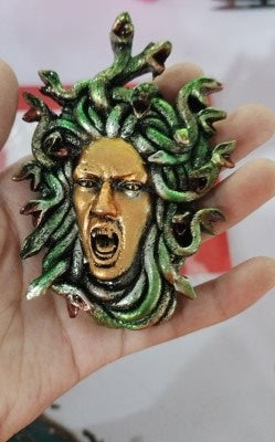 Medusa Mur Statue Mythologie Grecque Statue